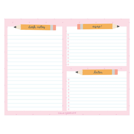 Pencil To - Do Desk Notepad - Bria Blair Creative