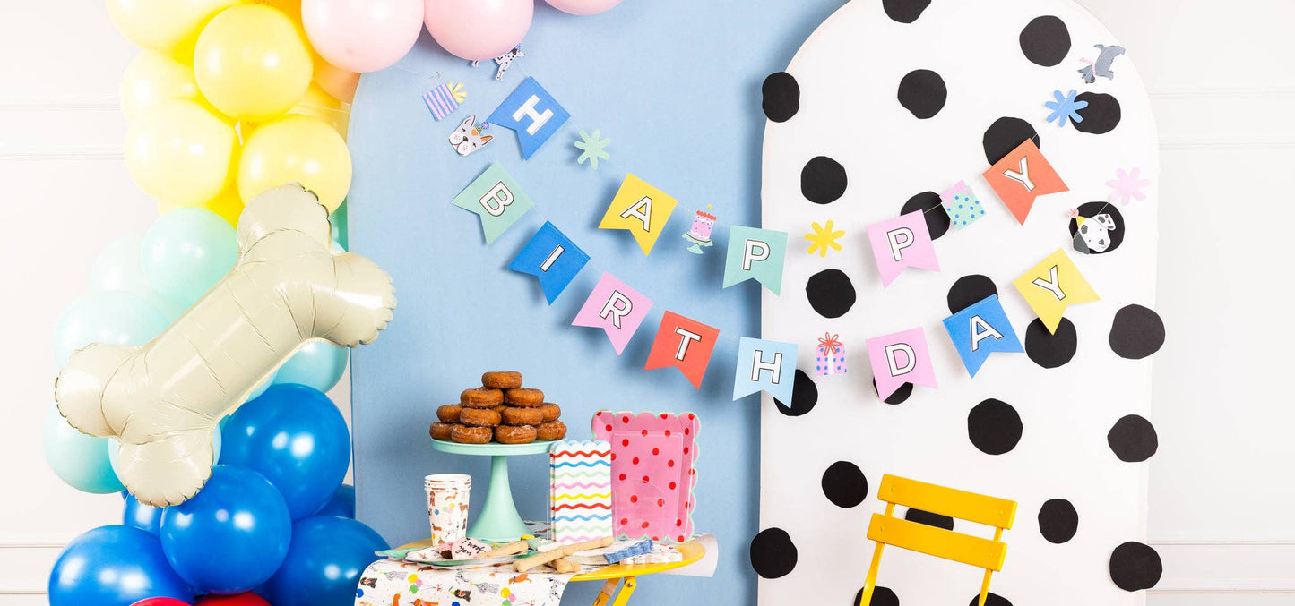 PET1102 - Happy Birthday Banner - Dog - Bria Blair Creative