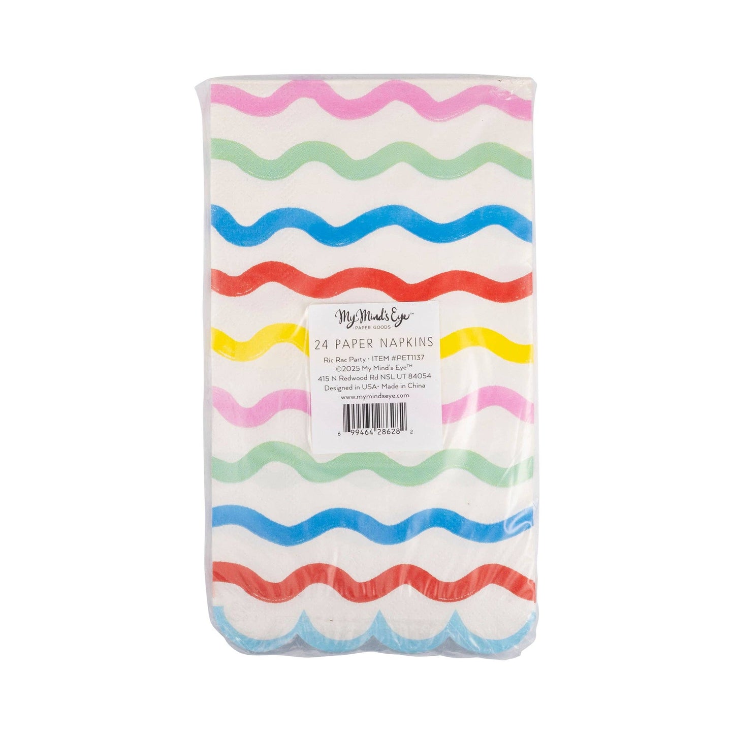 PET1137 - Ric Rac Guest Napkin - Bria Blair Creative