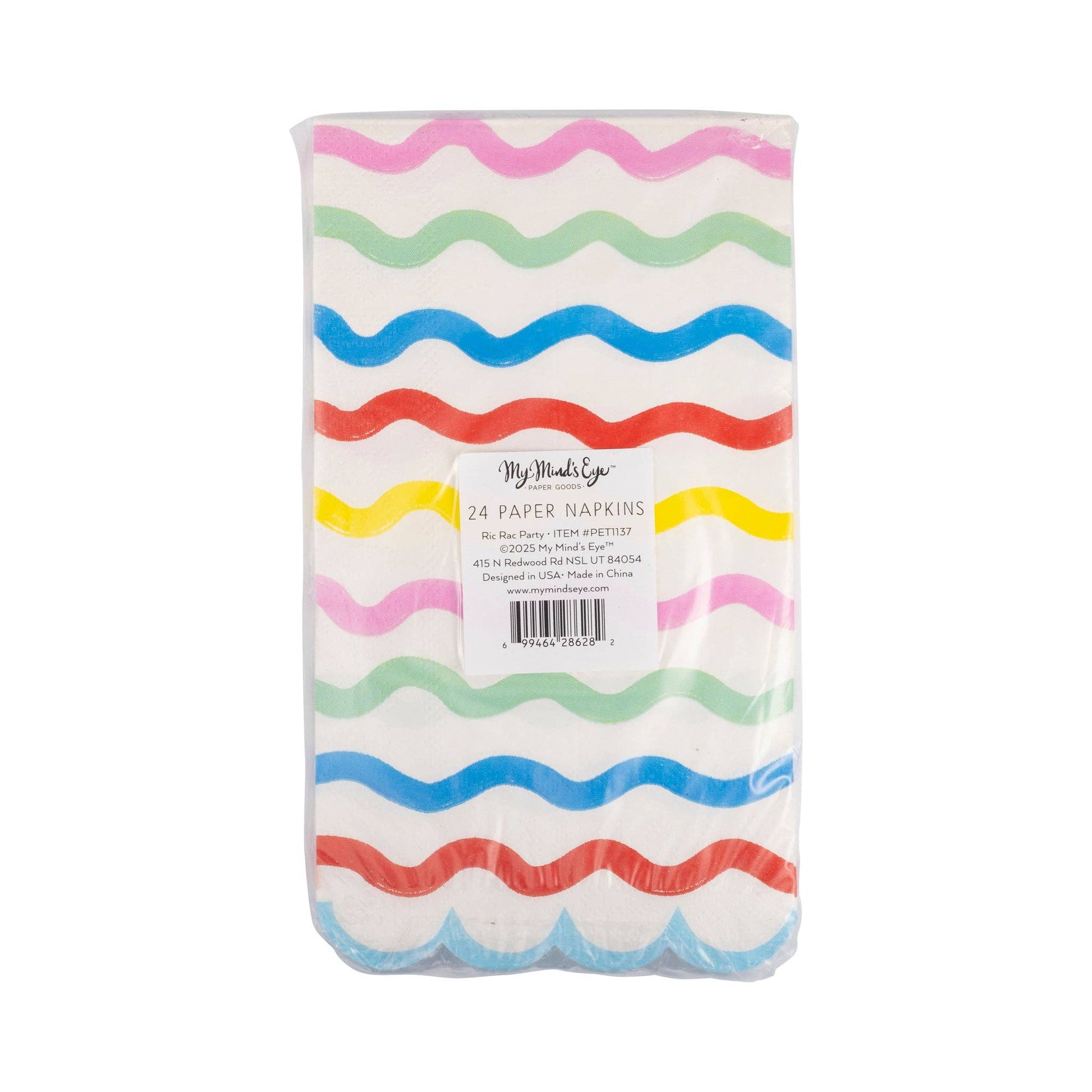 PET1137 - Ric Rac Guest Napkin - Bria Blair Creative