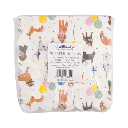 PET1138 - Dog Party Cocktail Napkin - Bria Blair Creative