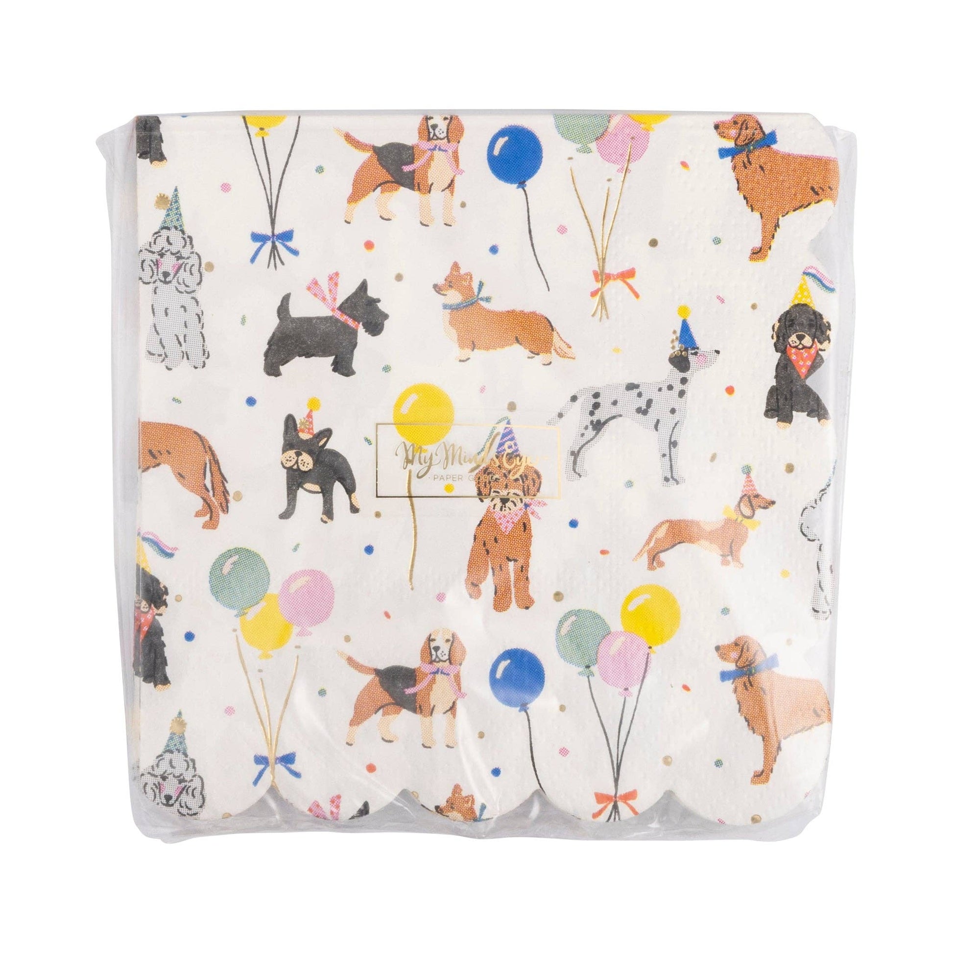 PET1138 - Dog Party Cocktail Napkin - Bria Blair Creative