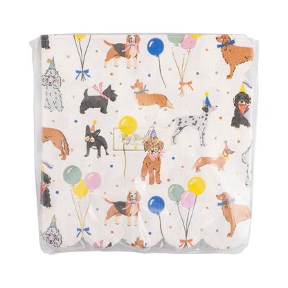 PET1138 - Dog Party Cocktail Napkin - Bria Blair Creative