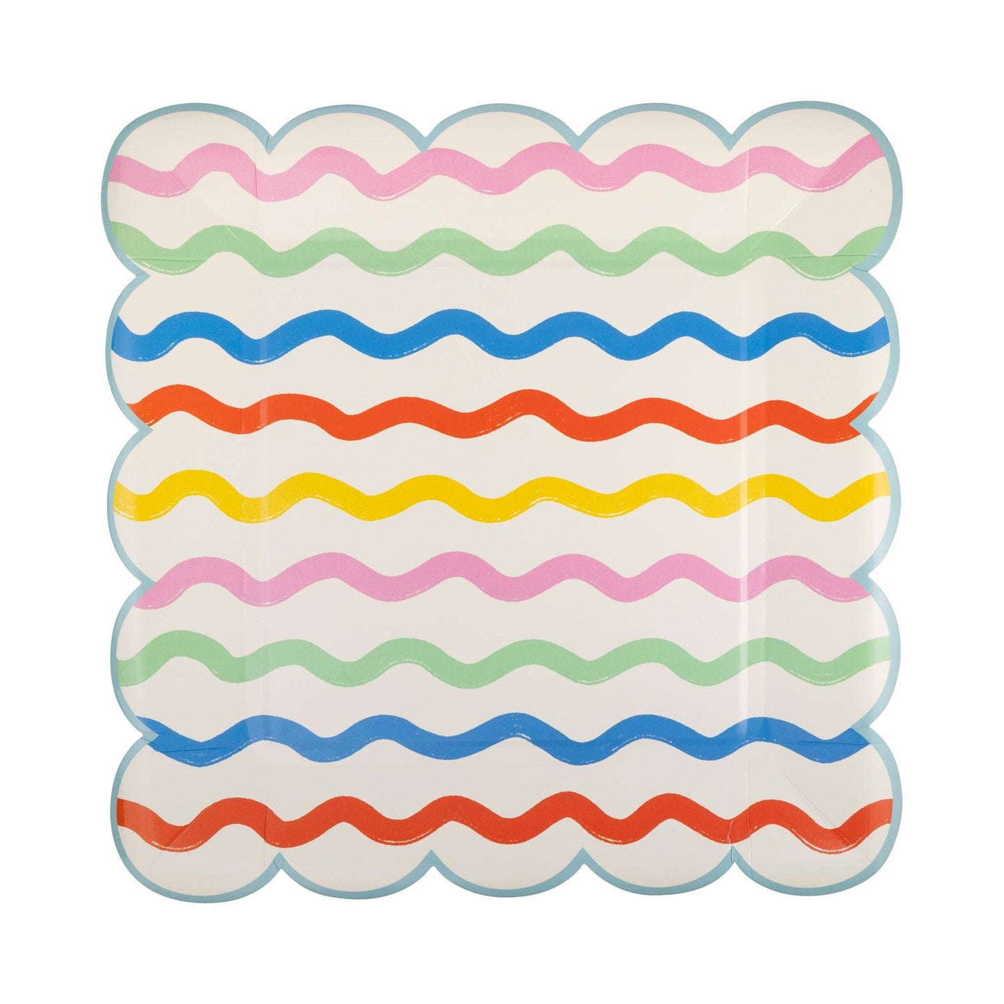 PET1140 - Ric Rac Striped Plate - Bria Blair Creative
