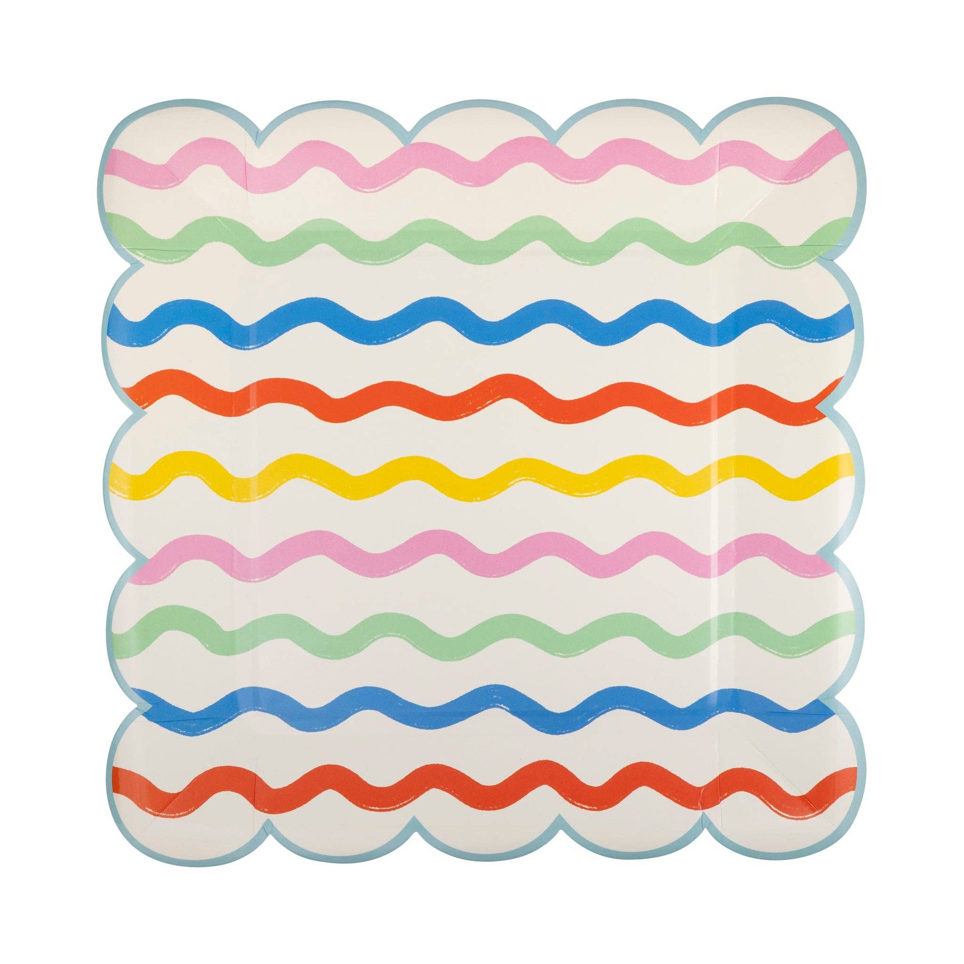 PET1140 - Ric Rac Striped Plate - Bria Blair Creative