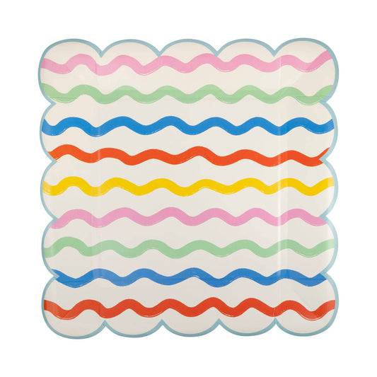 PET1140 - Ric Rac Striped Plate - Bria Blair Creative
