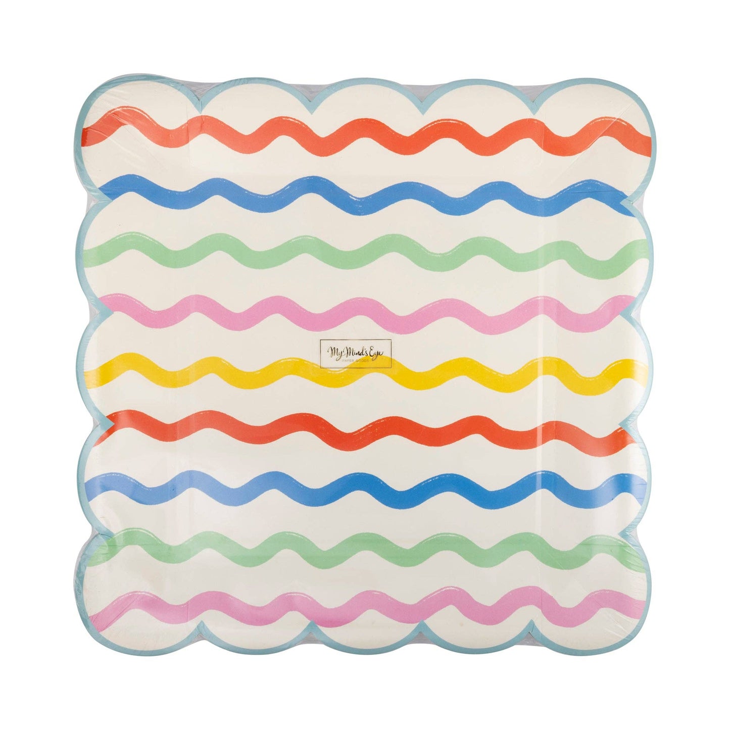 PET1140 - Ric Rac Striped Plate - Bria Blair Creative
