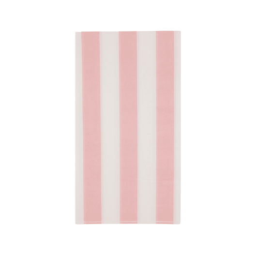 PETAL PINK CABANA STRIPE GUEST TOWELS - Bria Blair Creative