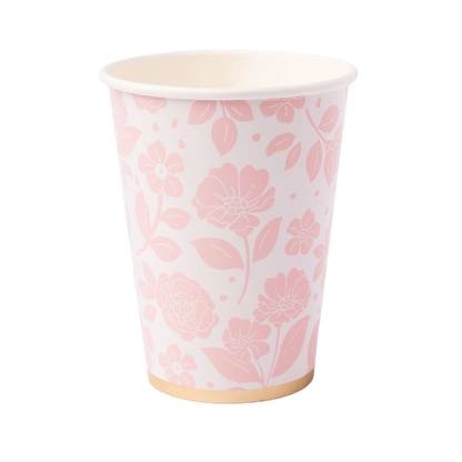 PETAL PINK ELEGANT FLORAL CUPS - Bria Blair Creative