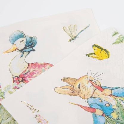 Peter Rabbitâ„¢ In The Garden Large Napkins - Bria Blair Creative