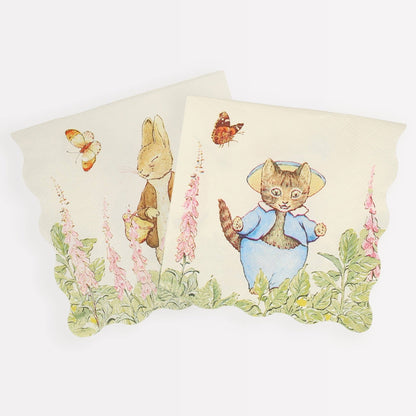 Peter Rabbitâ„¢ In The Garden Large Napkins - Bria Blair Creative