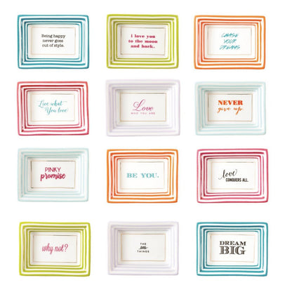 Petite Wise Sayings Trinket Tray in Gift Box - Porcelain - Bria Blair Creative