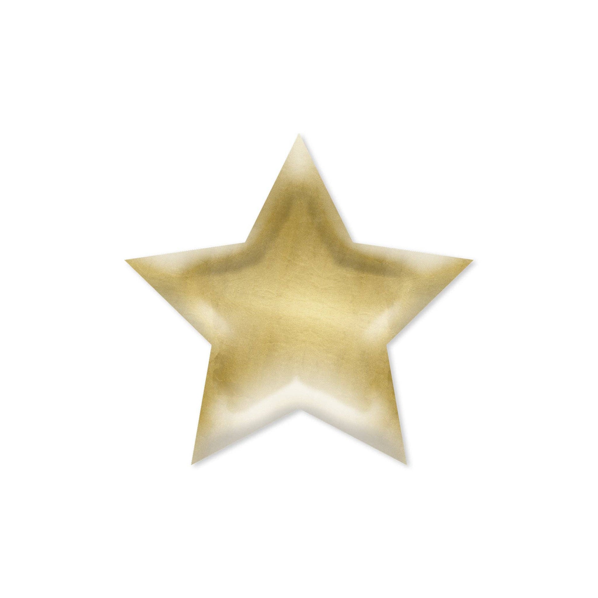 PGB940 - Gold Star Shaped Plate - Bria Blair Creative