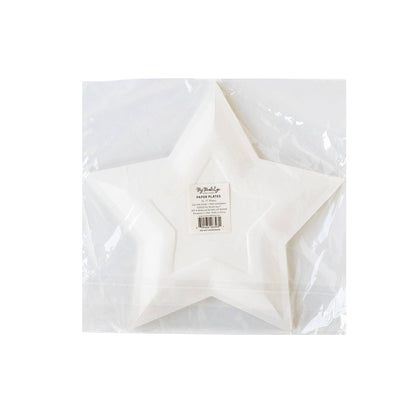 PGB944 - Silver Foil Star Shaped Plate - Bria Blair Creative