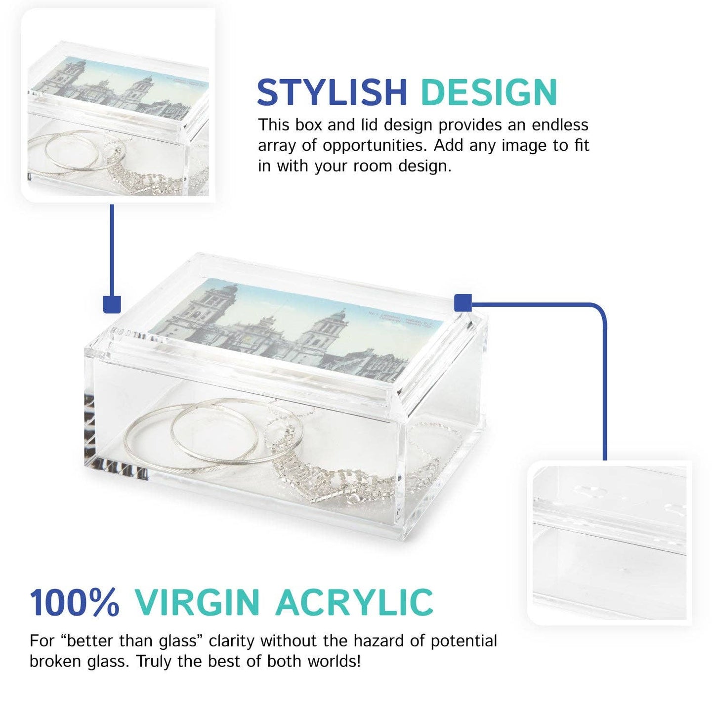 Photo Frame Acrylic Box - Bria Blair Creative