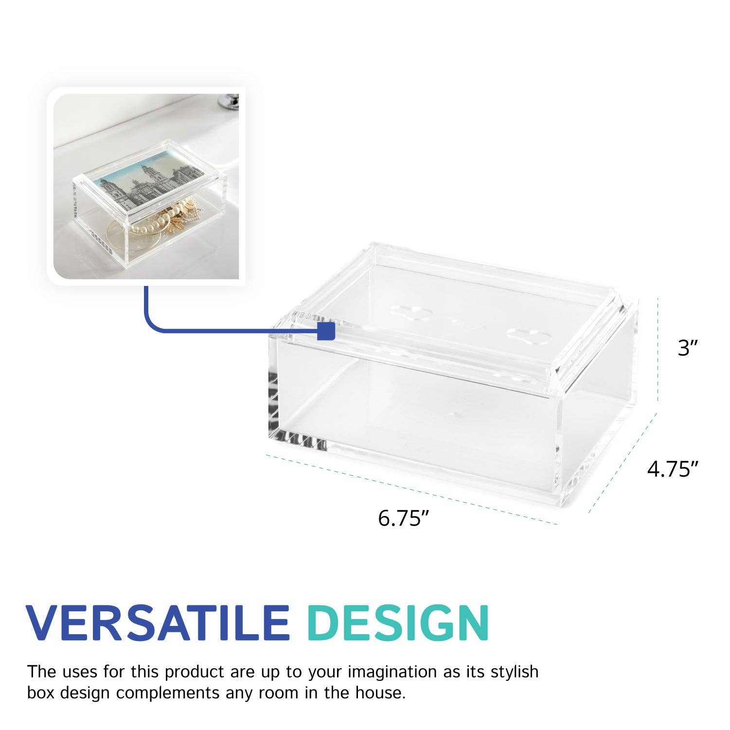 Photo Frame Acrylic Box - Bria Blair Creative