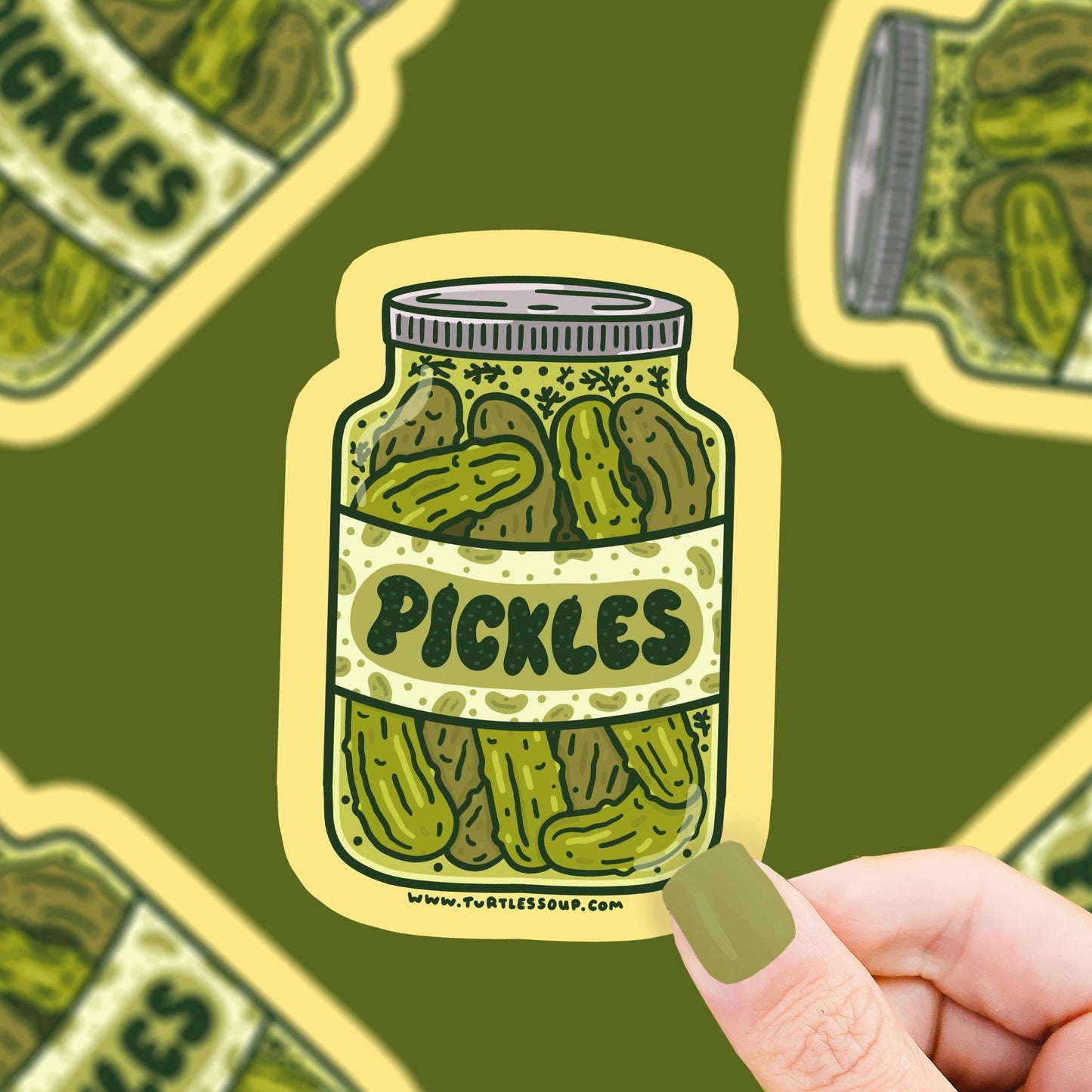 Pickle Jar Vinyl Sticker - Bria Blair Creative