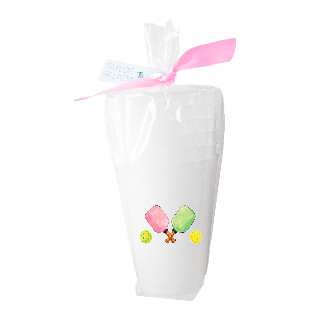 Pickleball Frosted Cups | Set of 6 - Bria Blair Creative