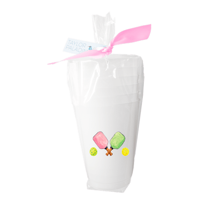 Pickleball Frosted Cups | Set of 6 - Bria Blair Creative