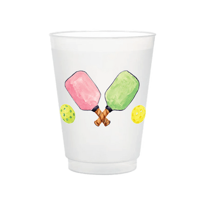 Pickleball Frosted Cups | Set of 6 - Bria Blair Creative