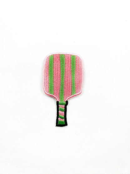 Pickleball Paddle Embroidered Iron On Patch Bachelorette - Bria Blair Creative