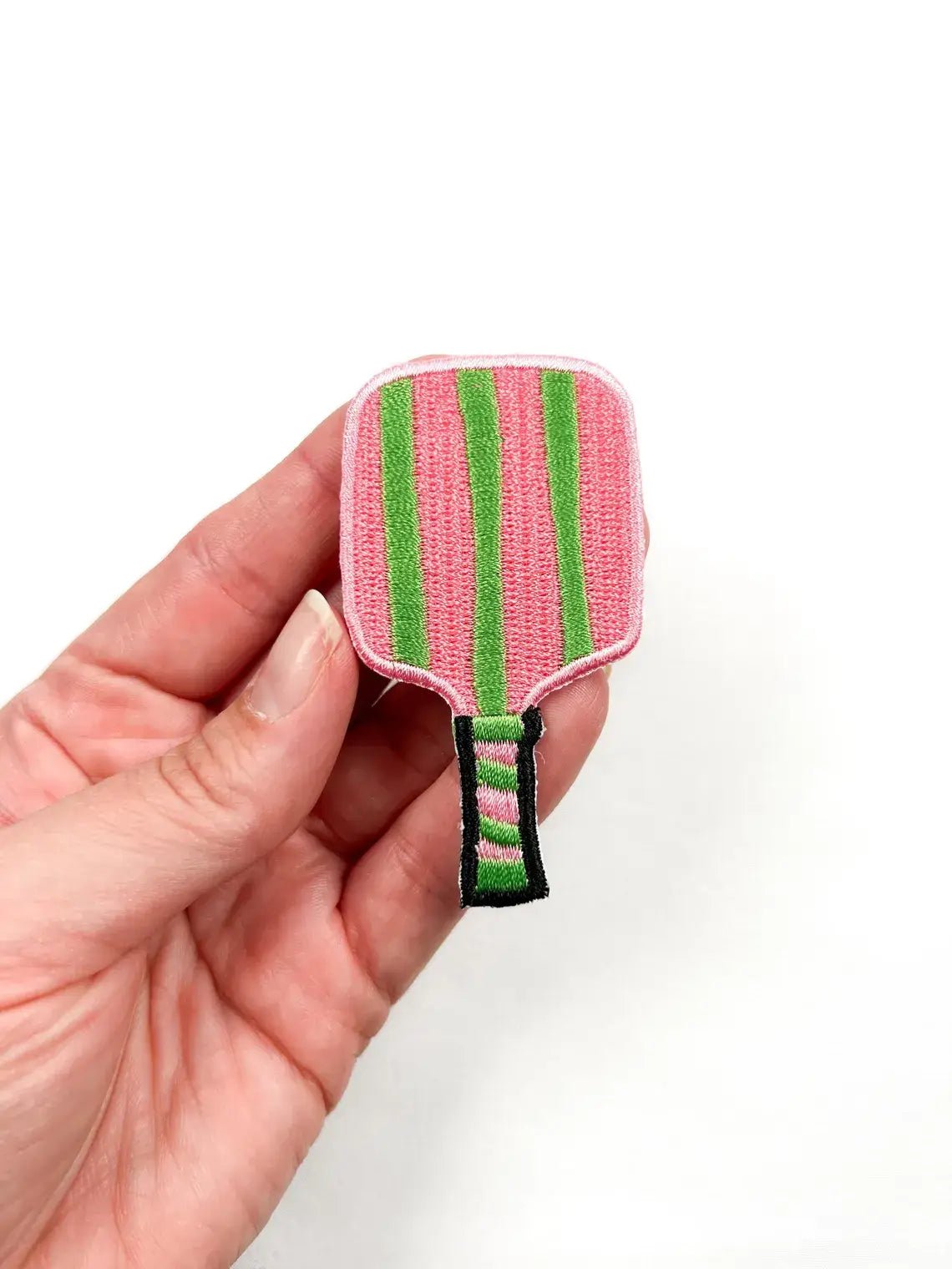 Pickleball Paddle Embroidered Iron On Patch Bachelorette - Bria Blair Creative