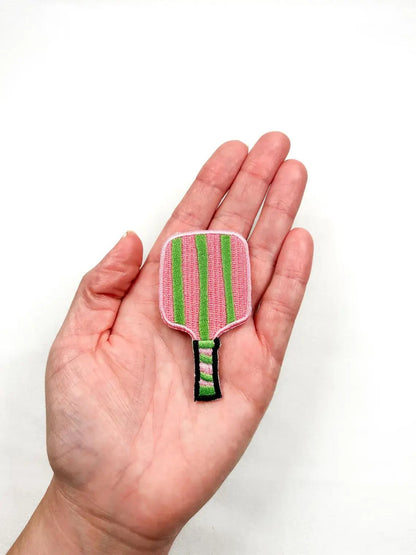 Pickleball Paddle Embroidered Iron On Patch Bachelorette - Bria Blair Creative