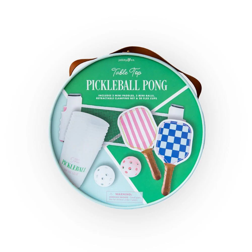 Pickleball Social Club Table Pong Large Game Set - Bria Blair Creative