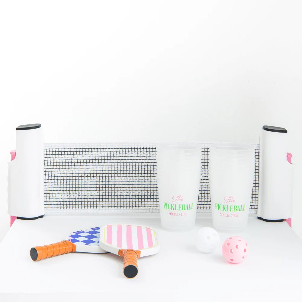 Pickleball Social Club Table Pong Large Game Set - Bria Blair Creative