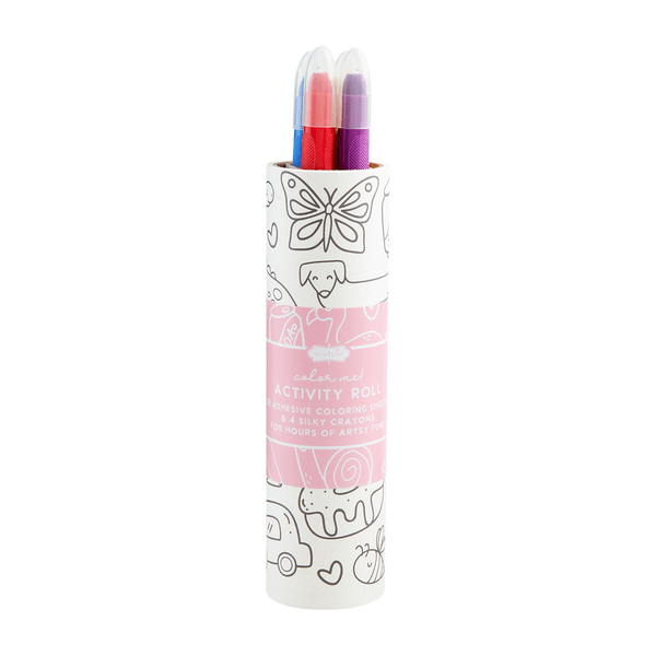 Pink Coloring Roll Crayon Set - Bria Blair Creative