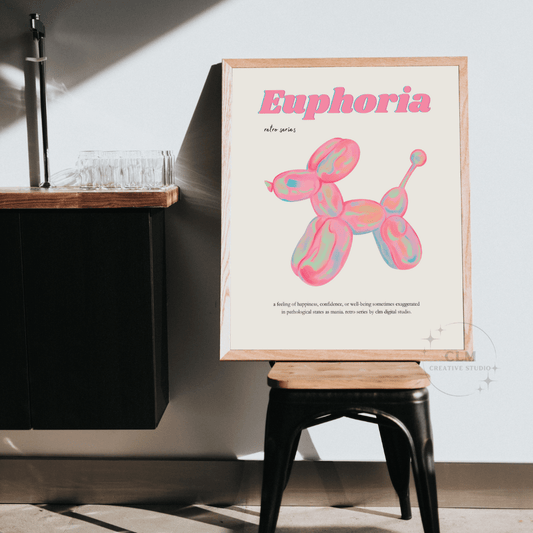 Pink Nostalgic Euphoria Wall Art Prints: 9"x11" - Bria Blair Creative