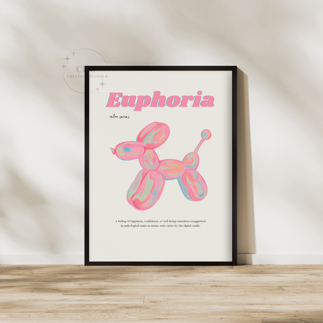 Pink Nostalgic Euphoria Wall Art Prints: 9"x11" - Bria Blair Creative