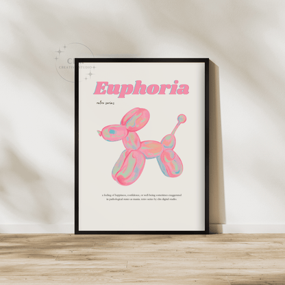 Pink Nostalgic Euphoria Wall Art Prints: 9"x11" - Bria Blair Creative