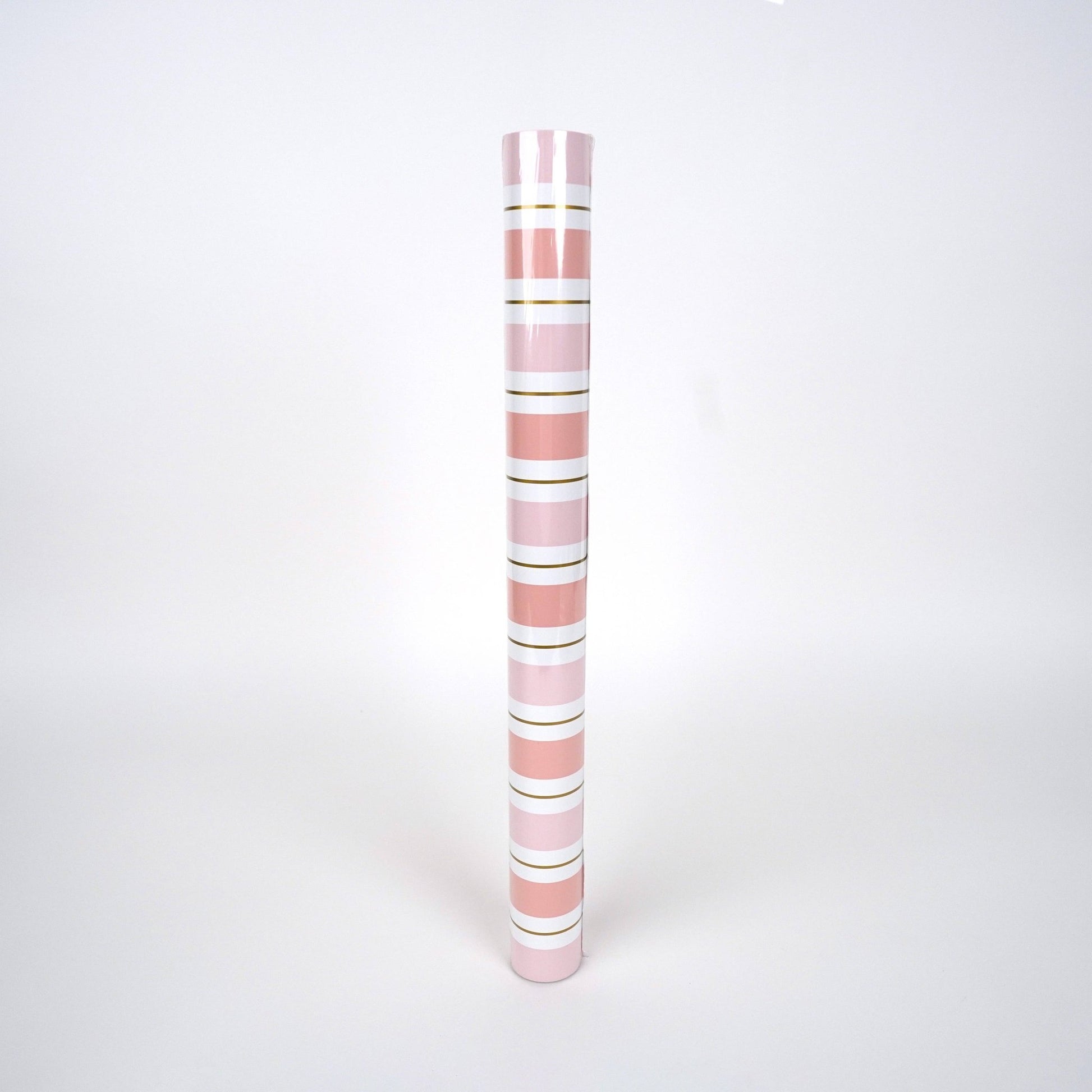 Pink Striped Paper Table Runner - Bria Blair Creative