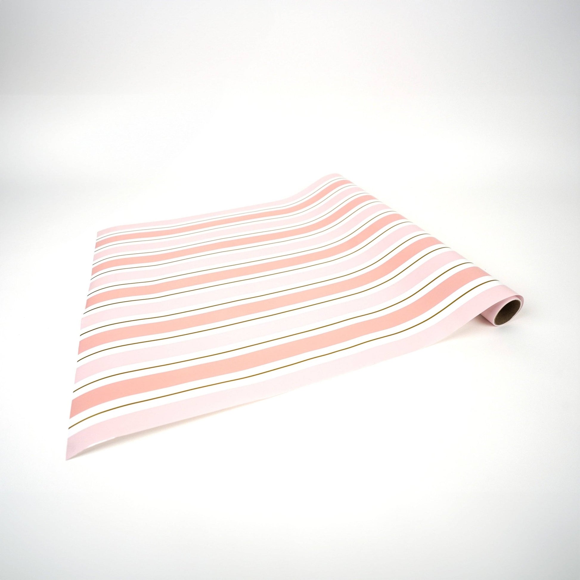 Pink Striped Paper Table Runner - Bria Blair Creative