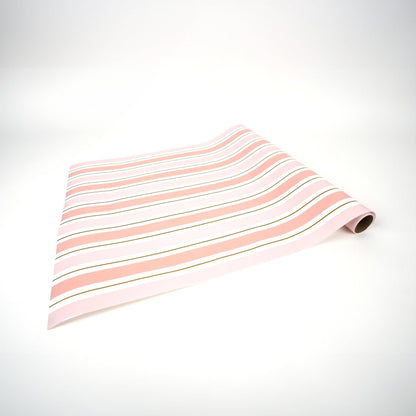 Pink Striped Paper Table Runner - Bria Blair Creative