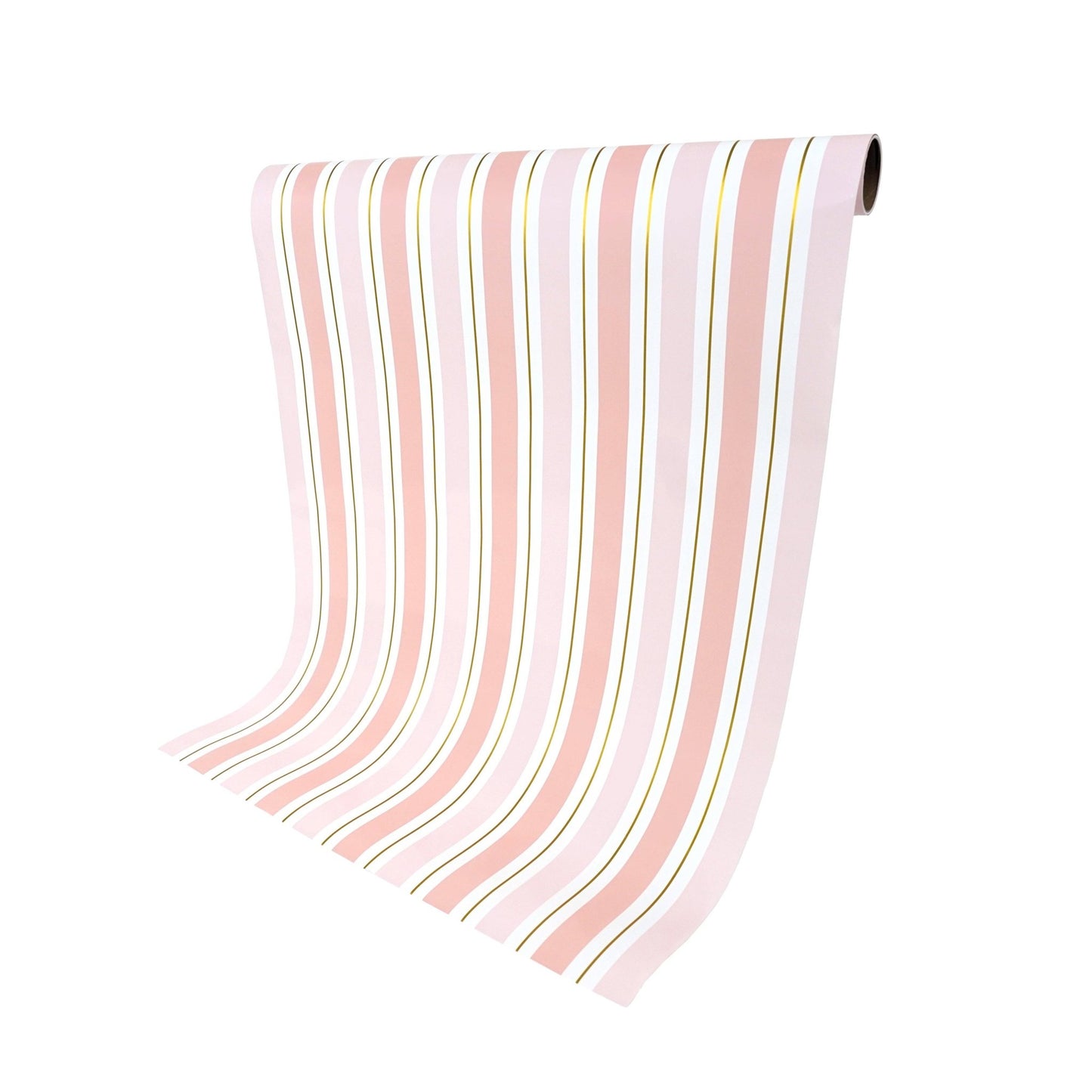 Pink Striped Paper Table Runner - Bria Blair Creative
