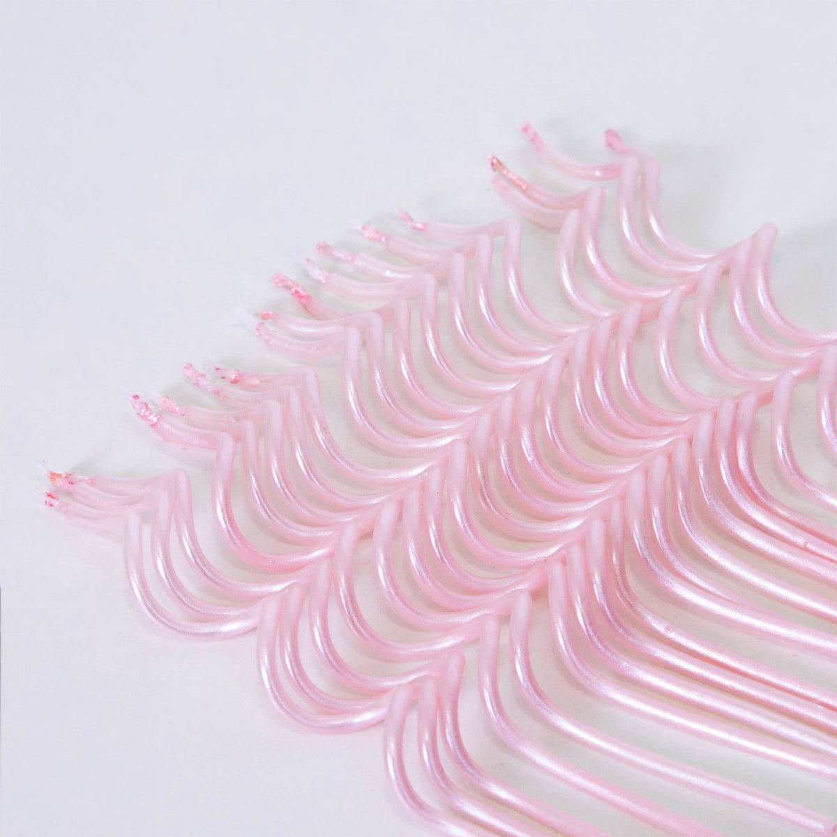 Pink Swirly Candles - Bria Blair Creative