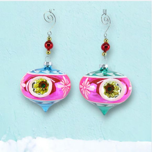Pink Vintage Ornaments - 2 Assorted Styles - Bria Blair Creative