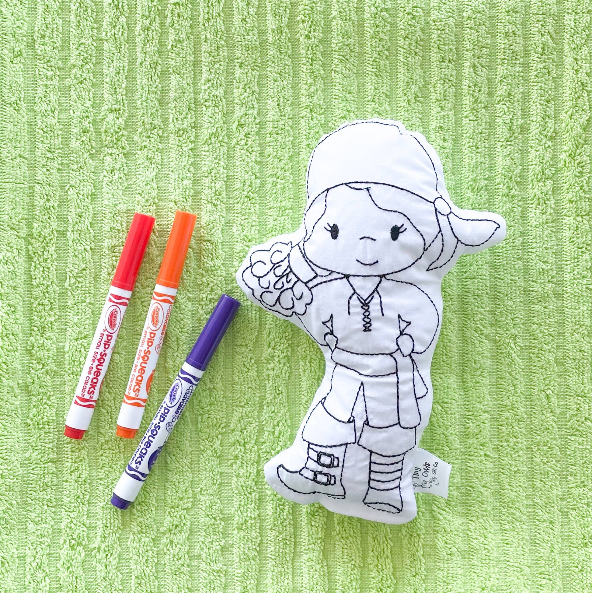 Pirate Ship Doodle Coloring Activity for Kids: Pirate Boy - Bria Blair Creative