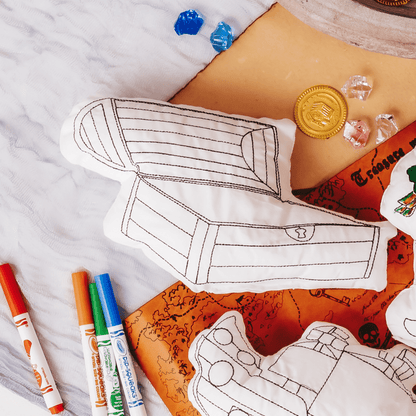 Pirate Ship Doodle Coloring Activity for Kids: Pirate Boy - Bria Blair Creative