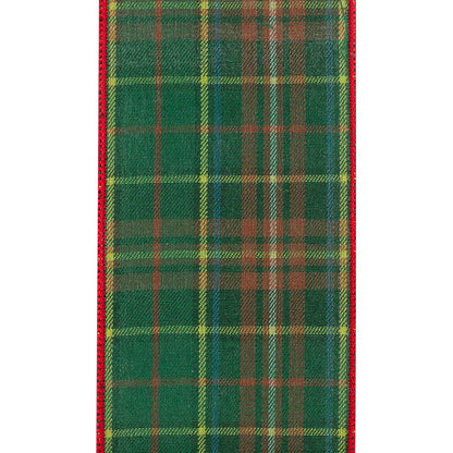 Plaid Classic Deluxe Wired Edge, Multi, 4 In, 5 Yards - Bria Blair Creative