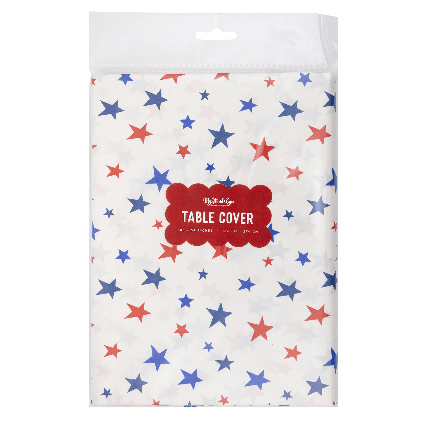 PLCV123 - Americana Stars Paper Table Cover - Bria Blair Creative