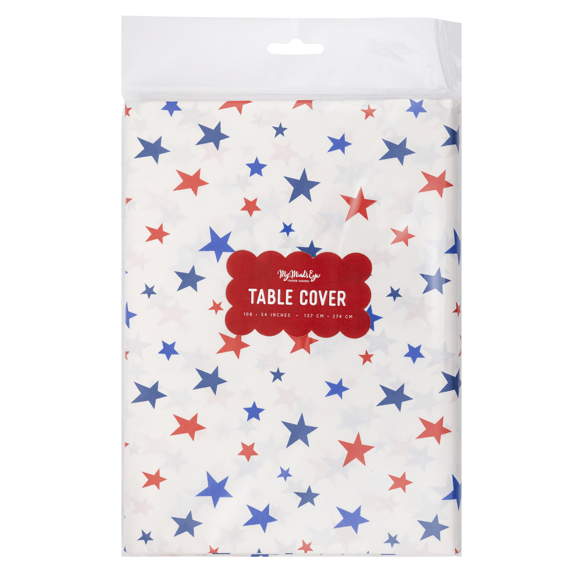 PLCV123 - Americana Stars Paper Table Cover - Bria Blair Creative