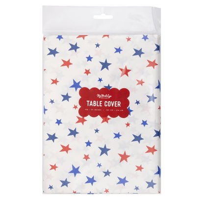 PLCV123 - Americana Stars Paper Table Cover - Bria Blair Creative
