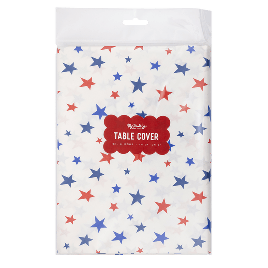 PLCV123 - Americana Stars Paper Table Cover - Bria Blair Creative