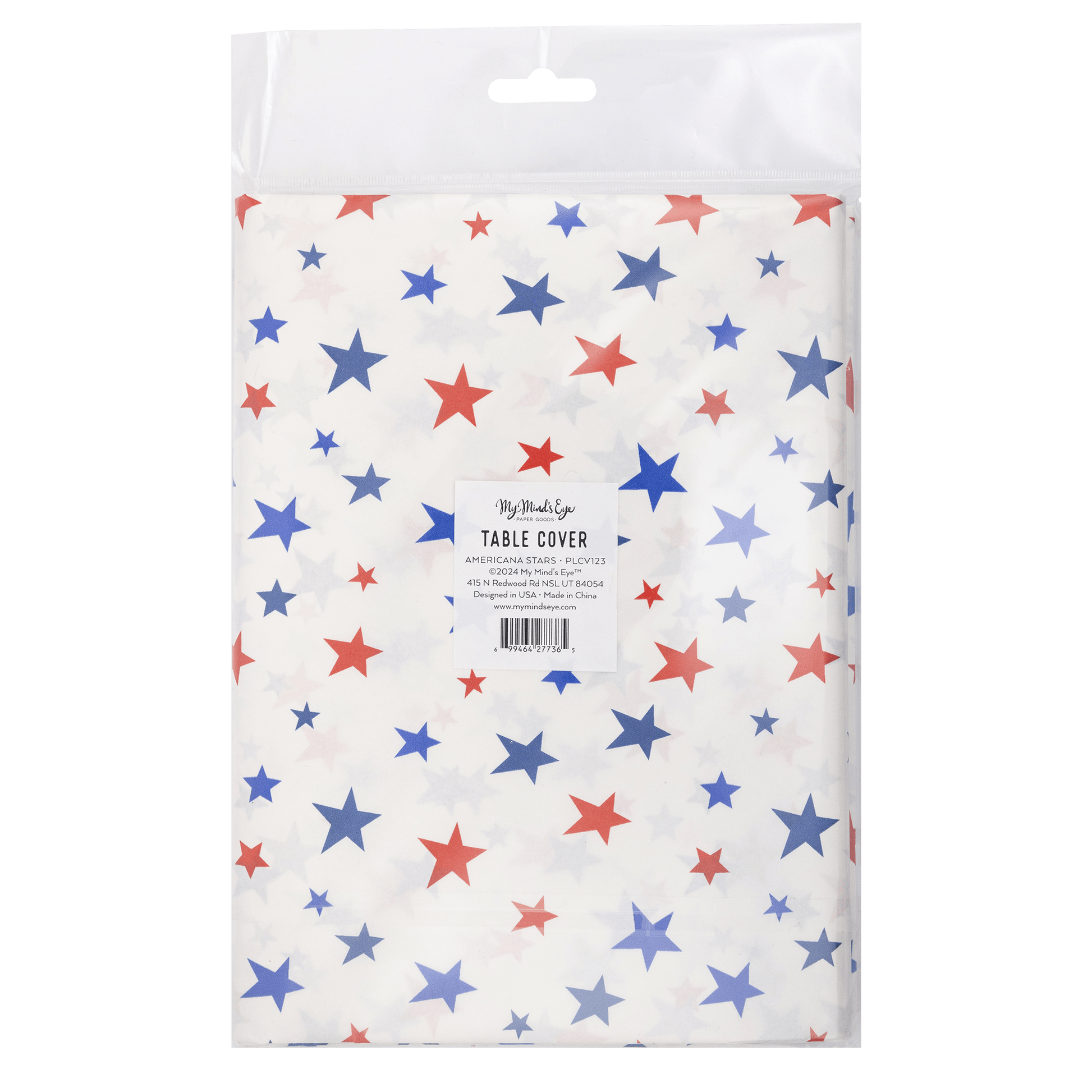 PLCV123 - Americana Stars Paper Table Cover - Bria Blair Creative