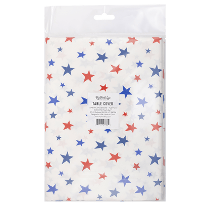 PLCV123 - Americana Stars Paper Table Cover - Bria Blair Creative