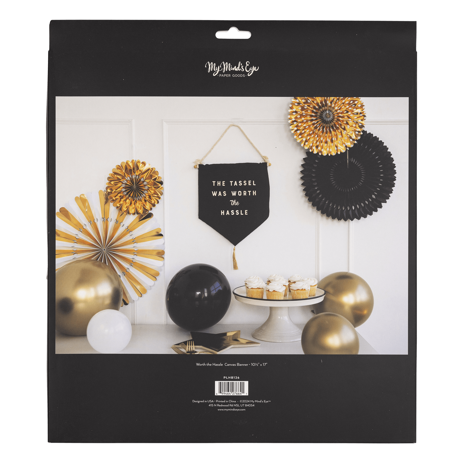 PLHB126 - Worth the Hassle Canvas Banner - Bria Blair Creative