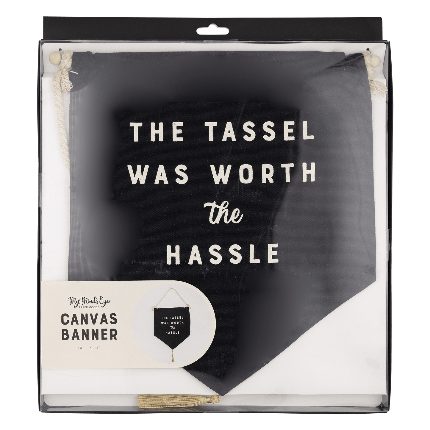 PLHB126 - Worth the Hassle Canvas Banner - Bria Blair Creative